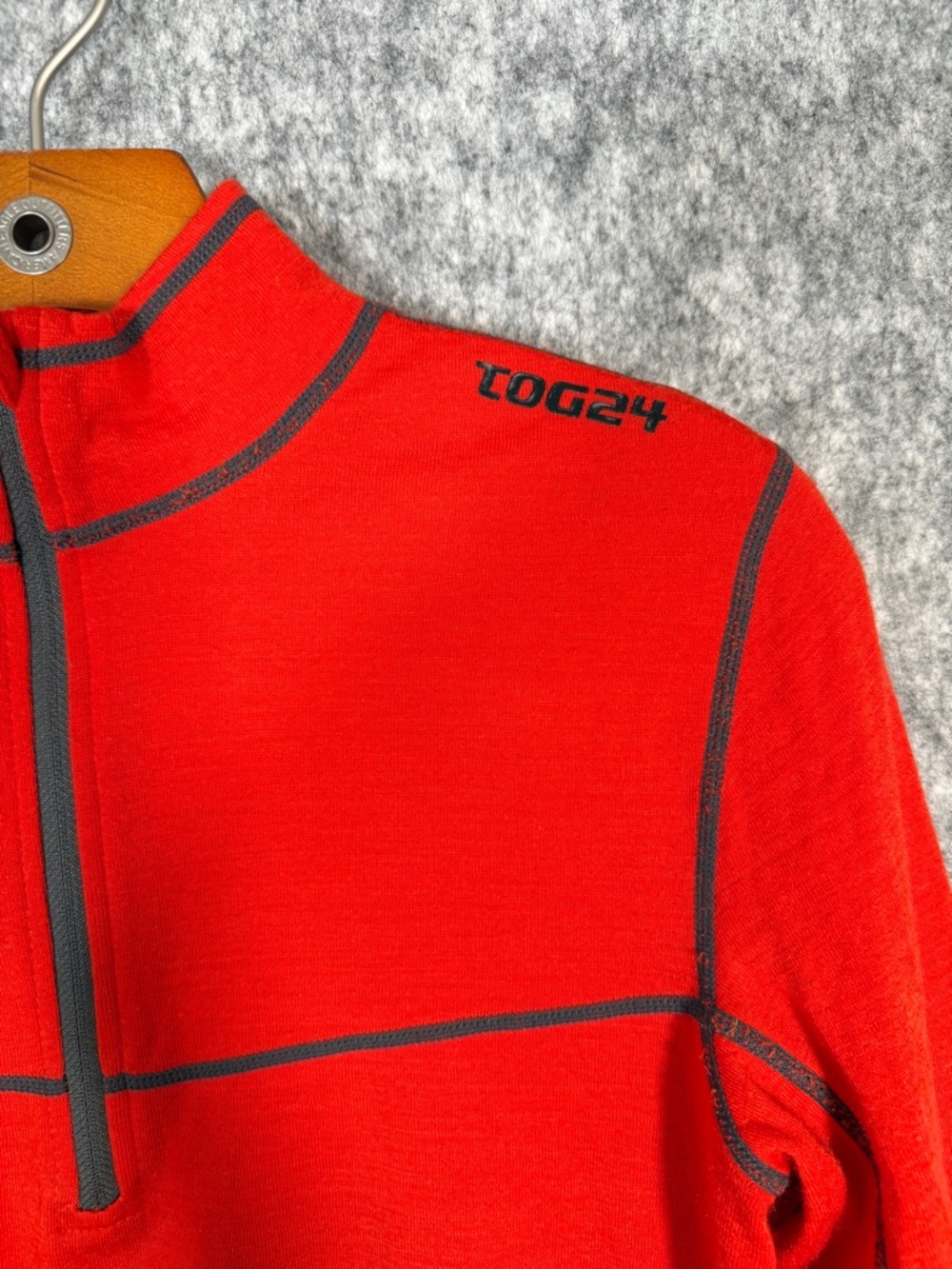 tog24All Terrain Men's Merino Wool Long Sleeve Quarter Zip Hiking Ourdoors M - Picture 3 of 11
